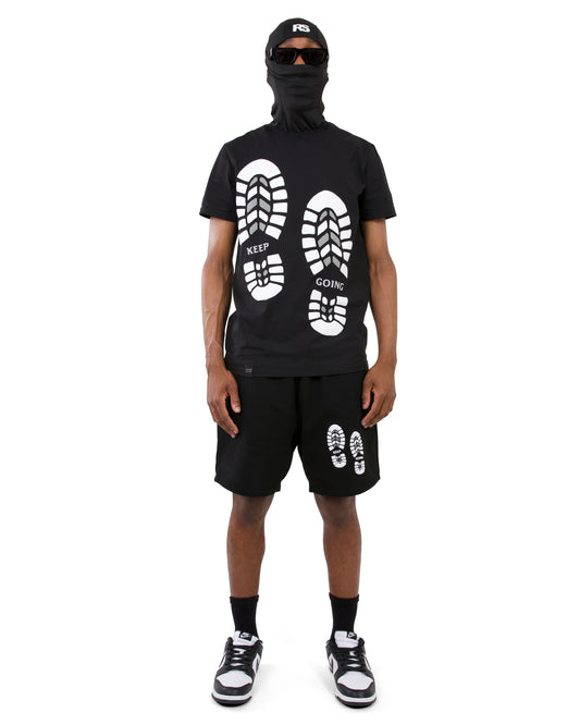 Keep Going Black Tshirt
